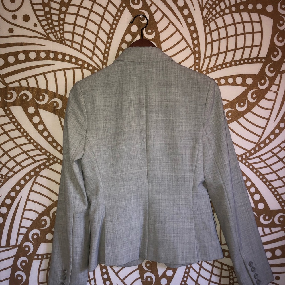 EXPRESS Textured Button Front Blazer - Picture 2 of 8